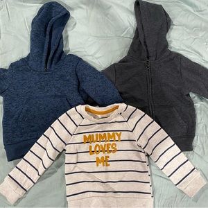 Bundle of 12 Month Sweatshirts